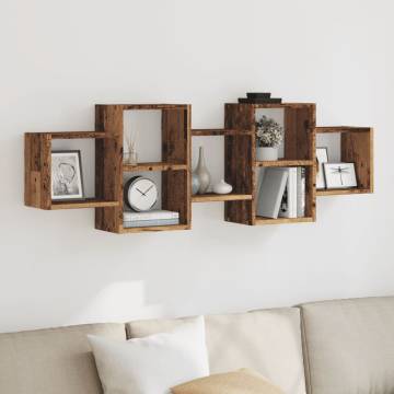 Wall Shelf Old Wood | Stylish & Durable Storage Solution