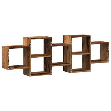 Wall Shelf Old Wood | Stylish & Durable Storage Solution