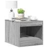  Cat Litter Box Enclosure Grey Sonoma 47x59x42 cm Engineered Wood Colour grey sonoma 