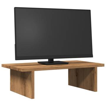 Monitor Stand Artisian Oak - Stylish & Practical | HiPoMarket