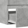 Concrete Grey Bathroom Hanging Cabinet - Stylish Storage Solution