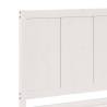 Extra Long White Bed Frame 100x210 cm – Solid Wood Construction