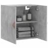 Concrete Grey Wall Cabinet | 60x31x60 cm | Stylish Storage