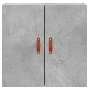 Concrete Grey Wall Cabinet | 60x31x60 cm | Stylish Storage