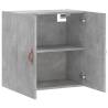 Concrete Grey Wall Cabinet | 60x31x60 cm | Stylish Storage