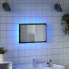  LED Bathroom Mirror Sonoma Oak 60x8.5x38 cm Engineered Wood Colour smoked oak Quantity in Package 1 