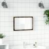 LED Bathroom Mirror Sonoma Oak 60x8.5x38 cm - Hipomarket