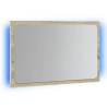 Bathroom Mirror with LED Light - Concrete Grey 60x8.5x38 cm