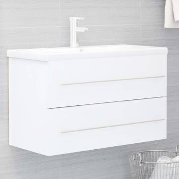 Sink Cabinet with Built-in Basin - Modern Bathroom Storage