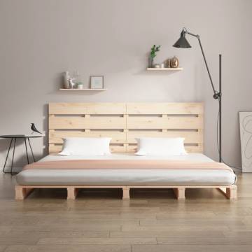 Solid Wood Pine Bed Frame 160x200 cm - Stylish and Sturdy