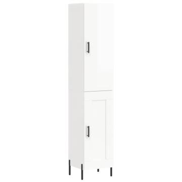 Highboard High Gloss White - Stylish & Durable Storage