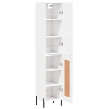 Highboard High Gloss White - Stylish & Durable Storage