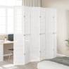 Elegant 6-Panel White Solid Wood Room Divider - HipoMarket