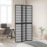 Elegant 3 Panel Room Divider - Solid Wood Paulownia - Hipomarket