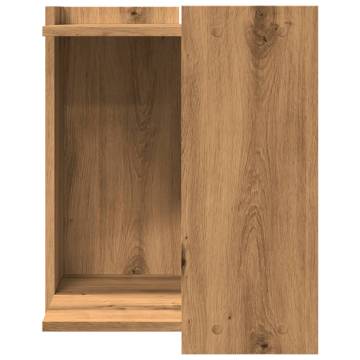 Stylish Cat Litter Box Enclosure - Artisan Oak | Hipomarket UK