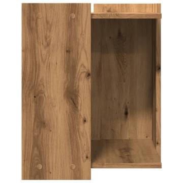 Stylish Cat Litter Box Enclosure - Artisan Oak | Hipomarket UK