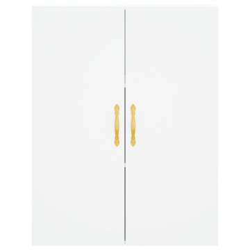 Stylish Highboard White 69.5x34x180 cm | Hipo Market