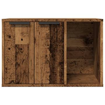 Cat Litter Box Enclosure - Durable Old Wood Design | Hipo Market