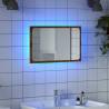  Bathroom Mirror with LED Light Artisan Oak 60x8.5x38 cm Colour artisan oak Quantity in Package 1 