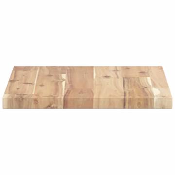 Rectangular Solid Wood Acacia Table Top - 40x30 cm