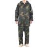 Mens Camo Print 2-Piece Rain Suit with Hood - Lightweight & Durable