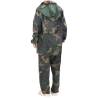 Mens Camo Print 2-Piece Rain Suit with Hood - Lightweight & Durable