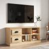 TV Cabinet Sonoma Oak 102x35.5x47.5 cm Engineered Wood Colour sonoma oak Quantity in Package 1 Width 102 cm 