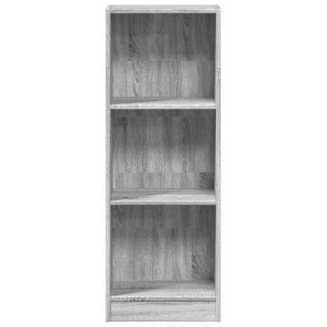 Bookcase Grey Sonoma - Stylish & Durable Storage Solution