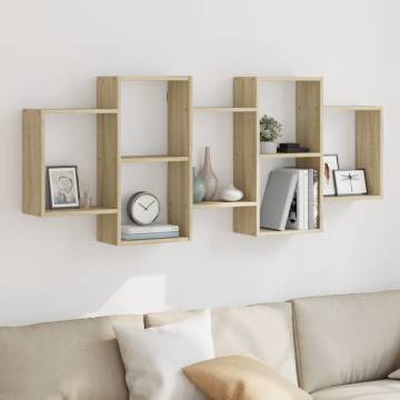 Wall Shelf Sonoma Oak | Stylish & Durable | HipoMarket