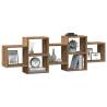 Wall Shelf Artisian Oak 129x18x42 cm - Durable & Stylish