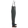 Chest Waders with Boots - Dark Green Size 39 | HipoMarket UK