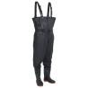  Chest Waders with Boots and Belt Black Size 44 Colour black Size 44 