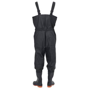 Durable Chest Waders with Boots & Belt - Size 44 | HipoMarket