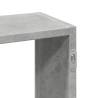 Wall Shelf Concrete Grey - 159x18x66 cm Engineered Wood