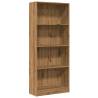 Artisian Oak Bookcase - Stylish Storage Solution 60x24x143 cm