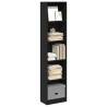  Bookcase Black 40x24x176 cm Engineered Wood Colour black Quantity in Package 1 Height 176 cm Width 40 cm 