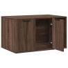 Cat Litter Box Enclosure in Brown Oak - Stylish & Functional