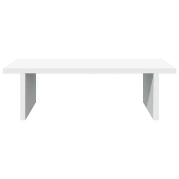 Monitor Stand White 50x27x15 cm | Stylish Workspace Solution