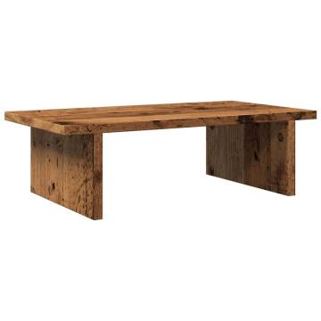 Monitor Stand Old Wood | Stylish & Durable Workspace Solution