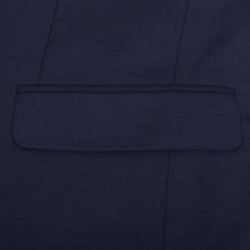 Three Piece Men's Business Suit - Size 54 Navy Blue