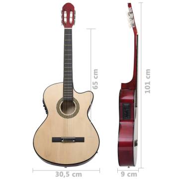 Western Cutaway Guitar with EQ - Perfect for Beginners