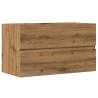 Stylish Sink Cabinet in Artisan Oak | 90x38.5x45 cm