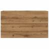 Stylish Sink Cabinet in Artisan Oak | 90x38.5x45 cm