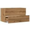 Stylish Sink Cabinet in Artisan Oak | 90x38.5x45 cm