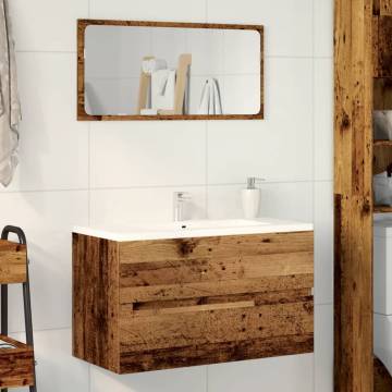 Bathroom Hanging Cabinet - Old Wood 80x38.5 cm | HipoMarket