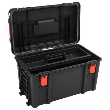 Portable Flight Case Black 57x35x32.5 cm | Heavy-Duty Protection