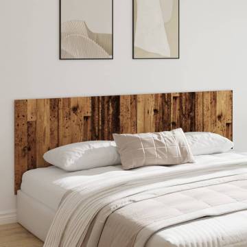 Elegant Wall Headboard Old Wood - 240x1.5x80 cm | Hipomarket