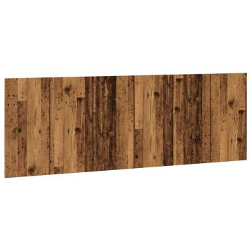 Elegant Wall Headboard Old Wood - 240x1.5x80 cm | Hipomarket