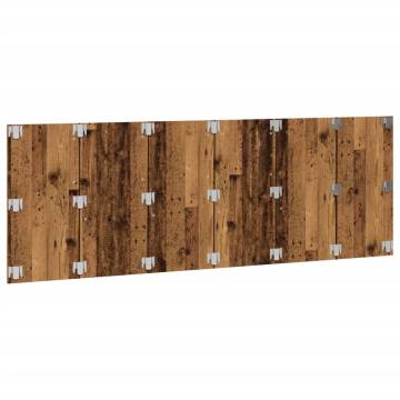 Elegant Wall Headboard Old Wood - 240x1.5x80 cm | Hipomarket