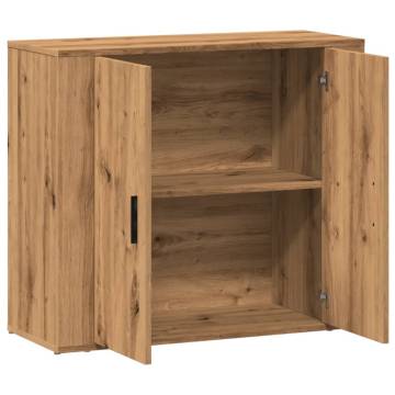 Artisian Oak Sideboard 80x33x70 cm - Stylish Storage Solution